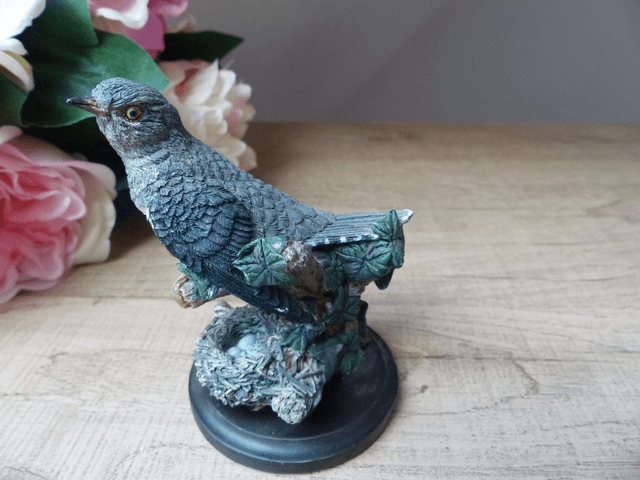 The Country Bird Collection - le Coucou - Figurine Oiseau en Résine Peint à la Main Vintage 2002