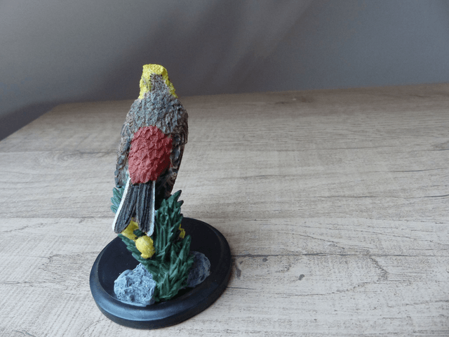The Country Bird Collection - le bruant jaune - Figurine Oiseau en Résine Peint à la Main Vintage 2002