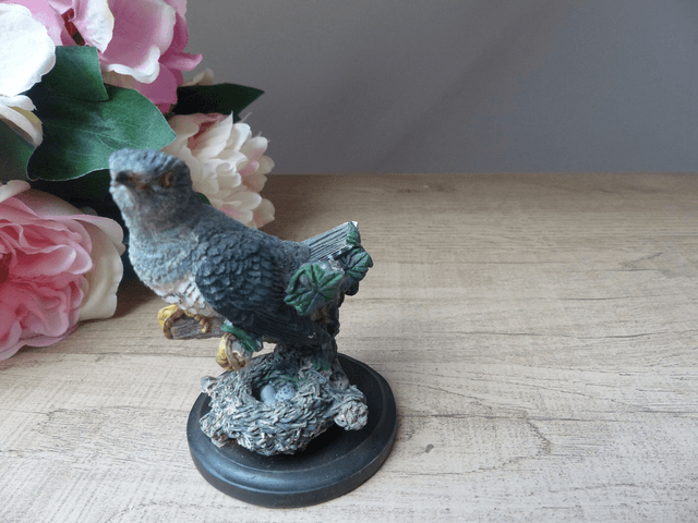 The Country Bird Collection - le Coucou - Figurine Oiseau en Résine Peint à la Main Vintage 2002