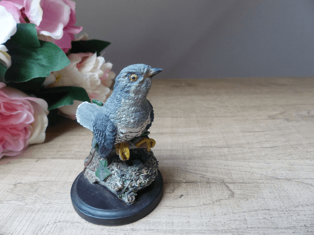 The Country Bird Collection - le Coucou - Figurine Oiseau en Résine Peint à la Main Vintage 2002