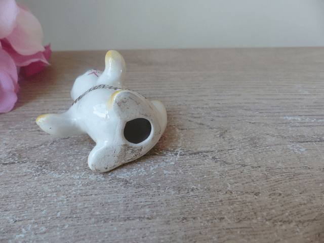 Vintage Mignon Petit Chat Néerlandais en Céramique Souvenir Pays-Bas, Chat de collection, Cadeau Amoureux des Chats