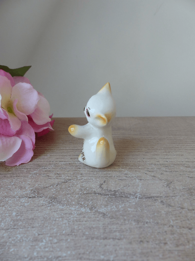 Vintage Mignon Petit Chat Néerlandais en Céramique Souvenir Pays-Bas, Chat de collection, Cadeau Amoureux des Chats