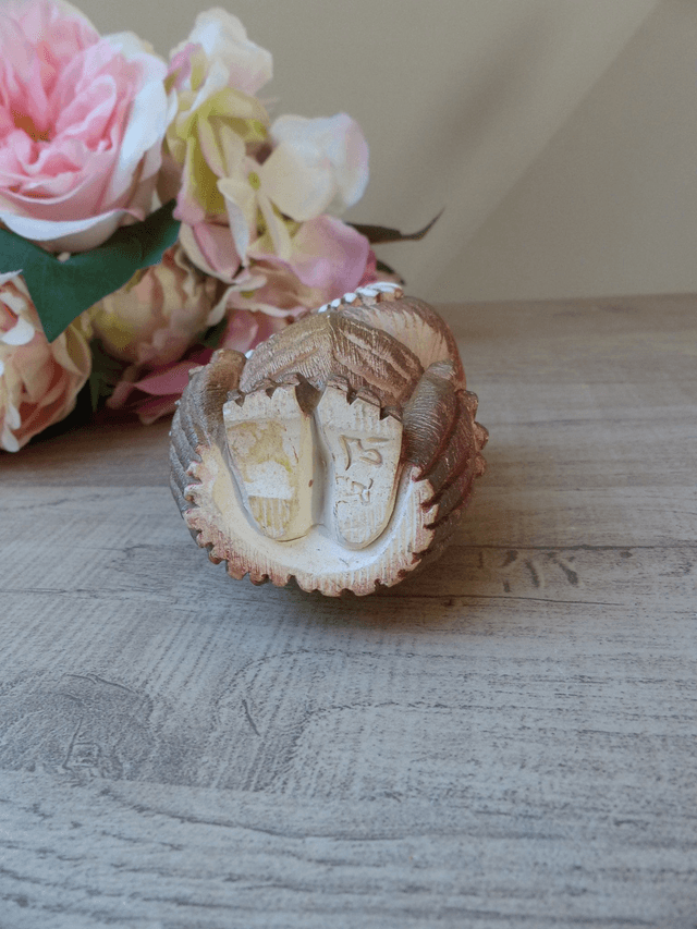 Ancien et rare Figurine Chouette en Céramique poterie Atelier De Rosa Collection Vintage